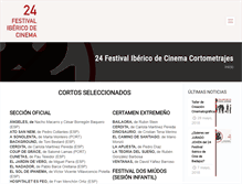 Tablet Screenshot of festivaldecine.com
